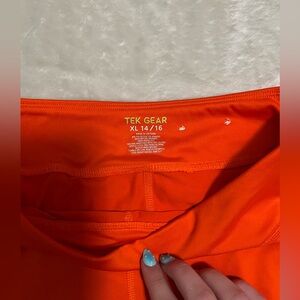 Orange shorts